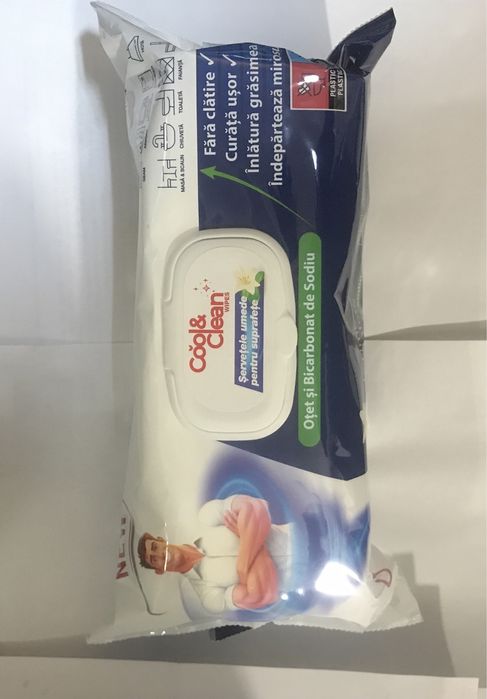 Servetele umede cu Otet si Bicarbonat