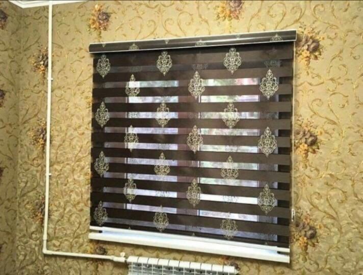 Ролл штор, двойные ролл шторы Дует