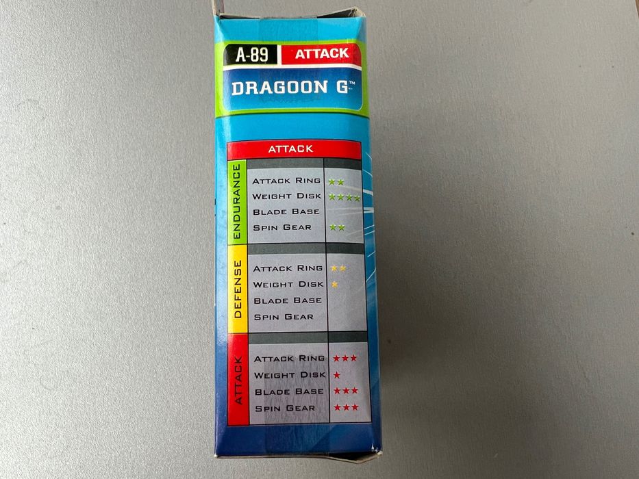 Beyblade Dragoon G (Galaxy) Blue 1st generation