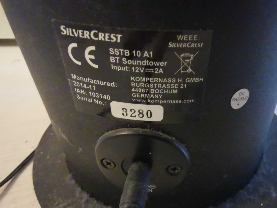 Bluetooth Speaker Kолона Silver Crest с качествен мощен звук и бас