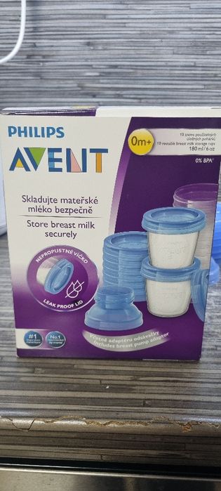 Контейнери за съхранение на кърма Avent