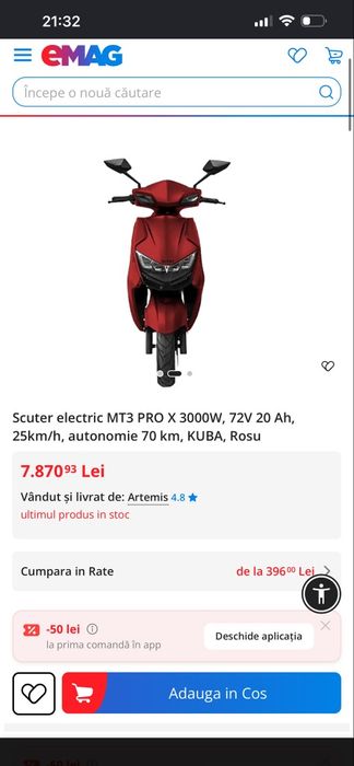 Vând Scuter Electric