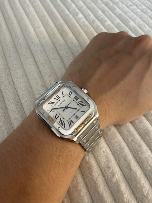 Cartier Santos Automatic 100M – Full Steel – Stare foarte bună