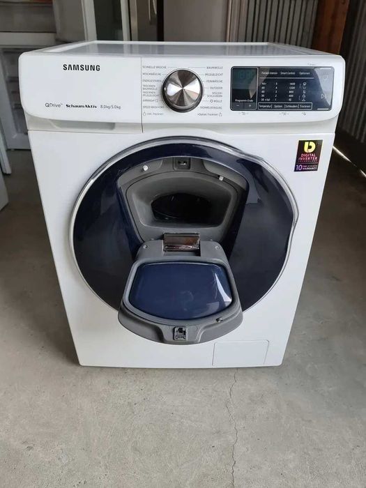 стиральная машина Samsung 6–12 кг — тихая, экономичная и умная