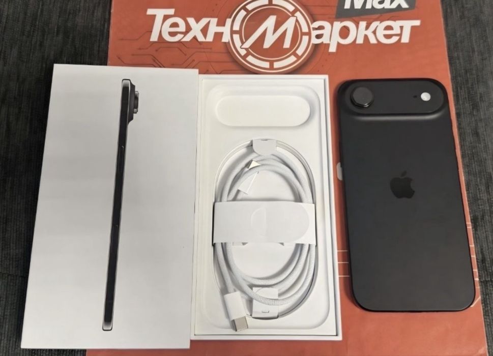 КАТО НОВ 256GB iPhone 17 Air Гаранция Техномаркет 2027г. Black | Черен