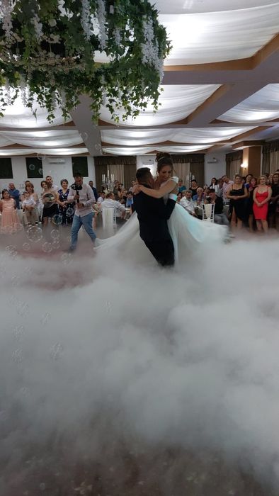 Fum greu cabina foto gheata carbonică artificii