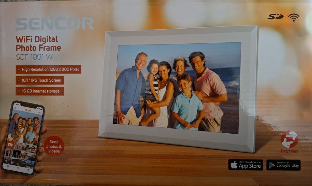 Дигитална Wi-fi фоторамка SENCOR SDF 1091 W