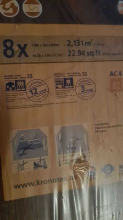 2 pachete Parchet Kronotex superieftin