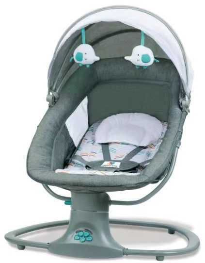 Детская люлька, новорождённых электрокачели с пультом, 3 в 1