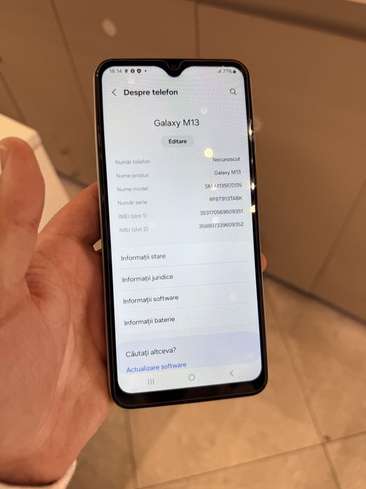 Samsung Galaxy M13 64GB 4GB RAM NOU Garantie !