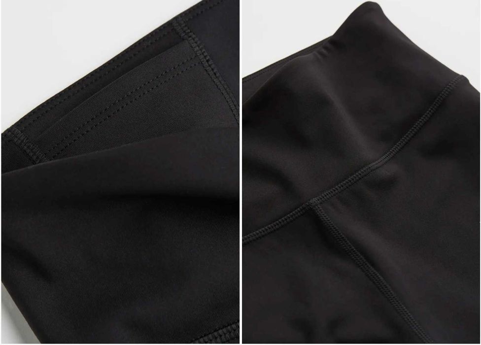 Спортивные леггинсы с высокой посадкой H&M (XS, маломерят немного)