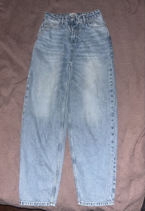 джинсы бананы baggy Lime