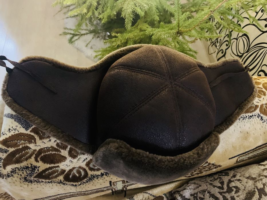 Мужская цигейковая шапка