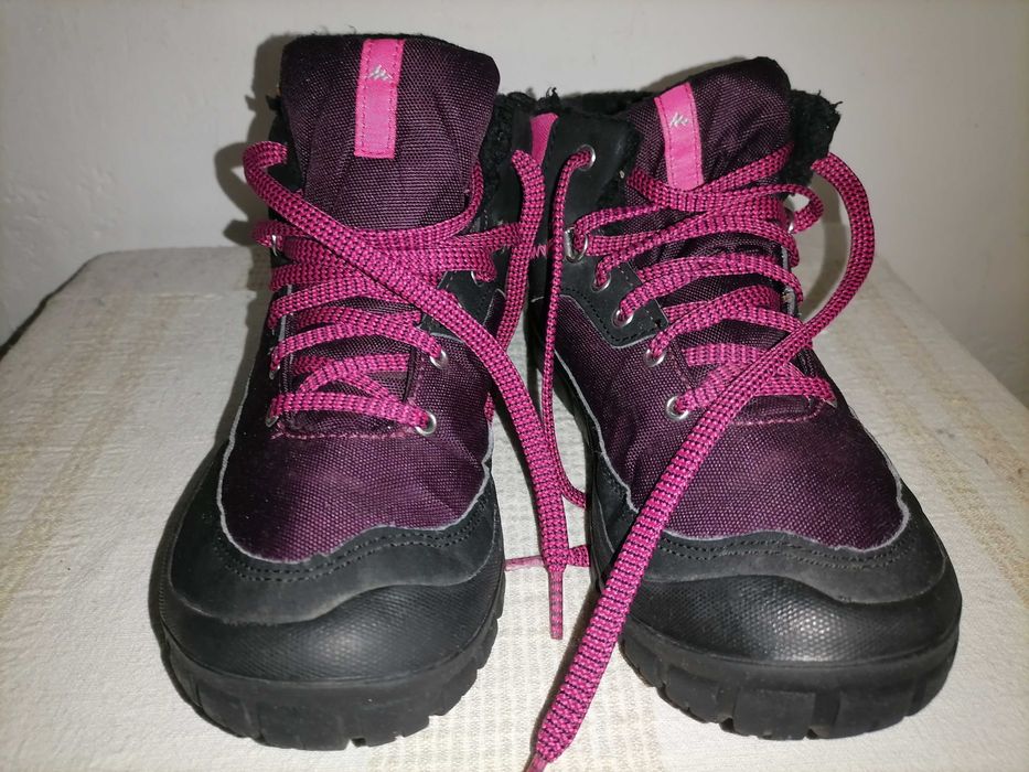 Детски, непромокаеми, туристически обувки, Quechua,