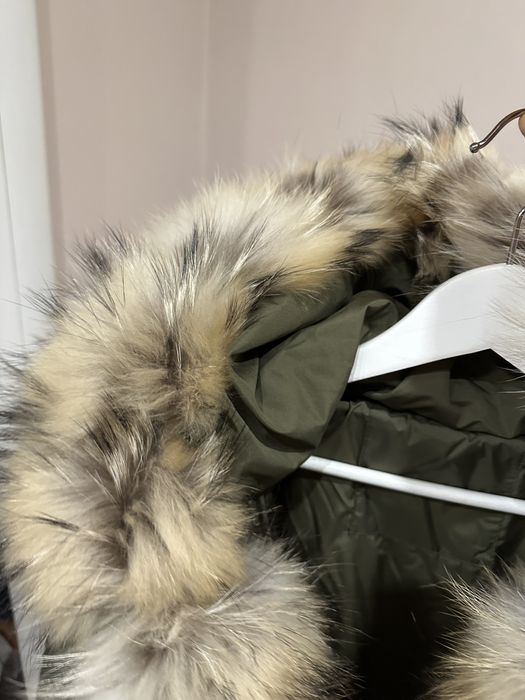 Ново! дълга От естествен косъм размер М, S, Парка