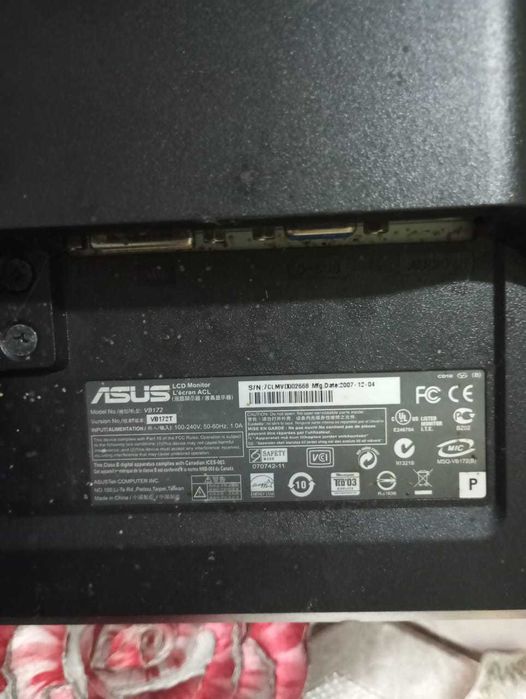 Монитор asus vb 172