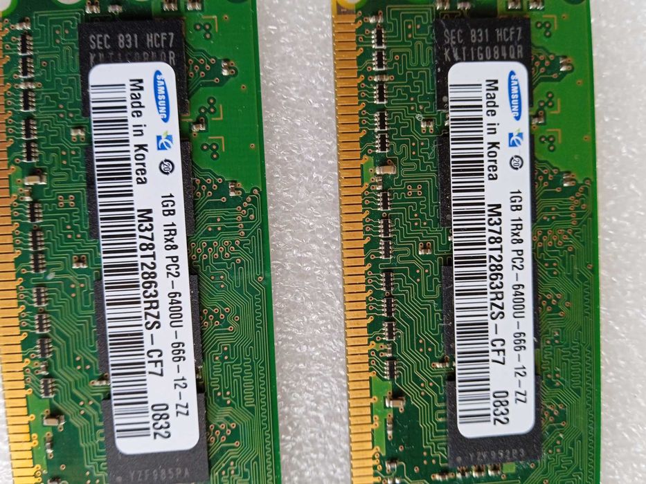 RAM памет 1GB + 1GB  Електронен блок на хранене