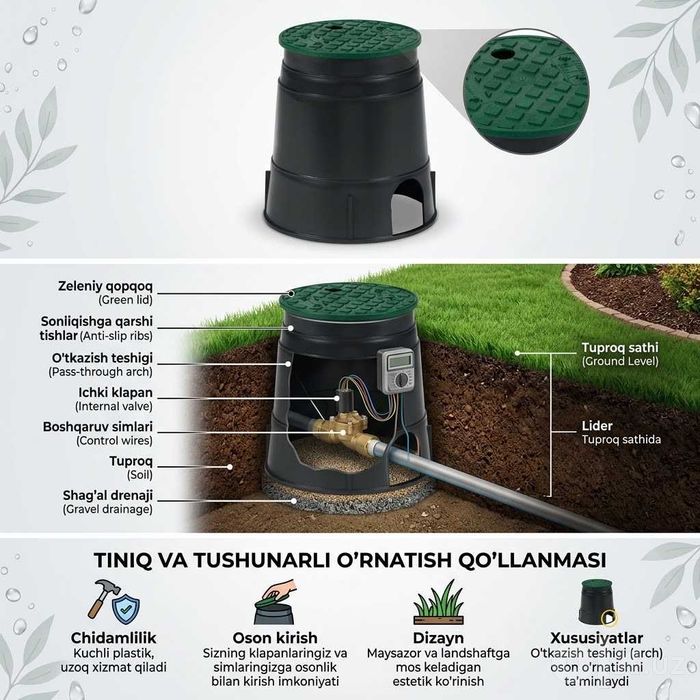 Green Box Landshaft va gazon maydonlari uchun