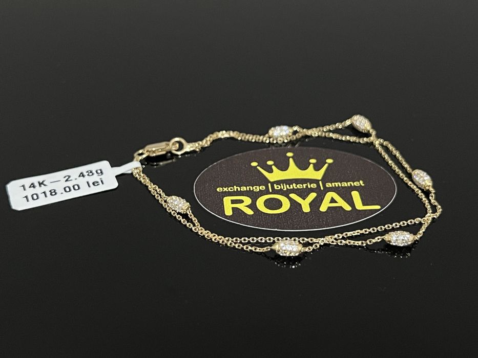 Bijuteria Royal CB : Bratara dama aur 14K 2,43 grame