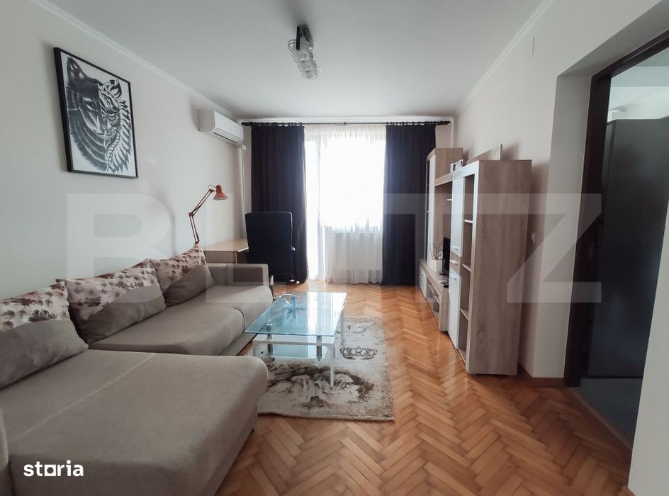 Apartament 2 camere, 50 mp, AC, balcon, zona Centrala — fotografia 3