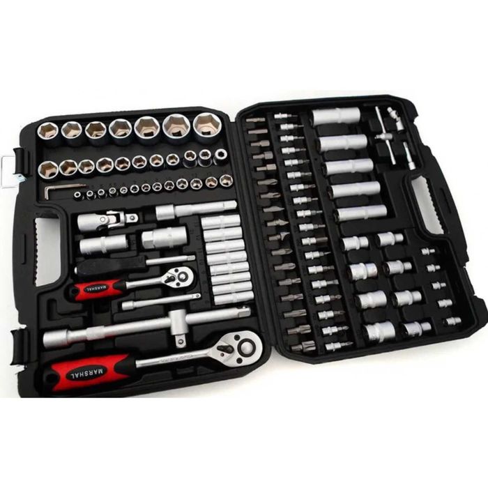 НЕМСКО Гедоре 108 Части MARSHAL Tools + Подарък ЛЕД ФЕНЕР