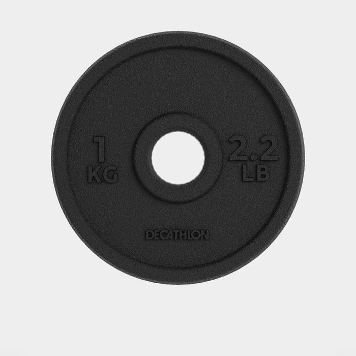 Set fitness complet Decathlon bancă + gantere + bară Z + 40kg discuri