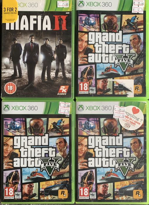 Xbox 360, Игри за Xbox 360 , Mafia 2 , GTA 5