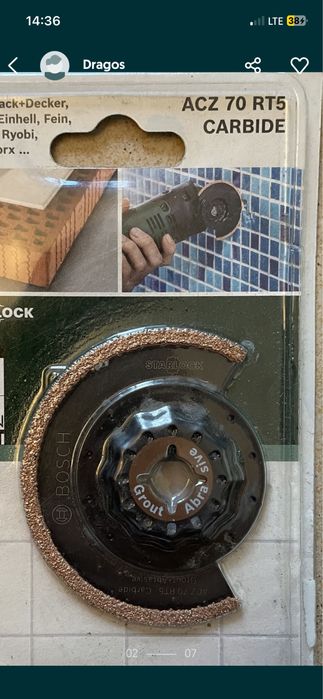 Panze Starlock Bosch multicutter