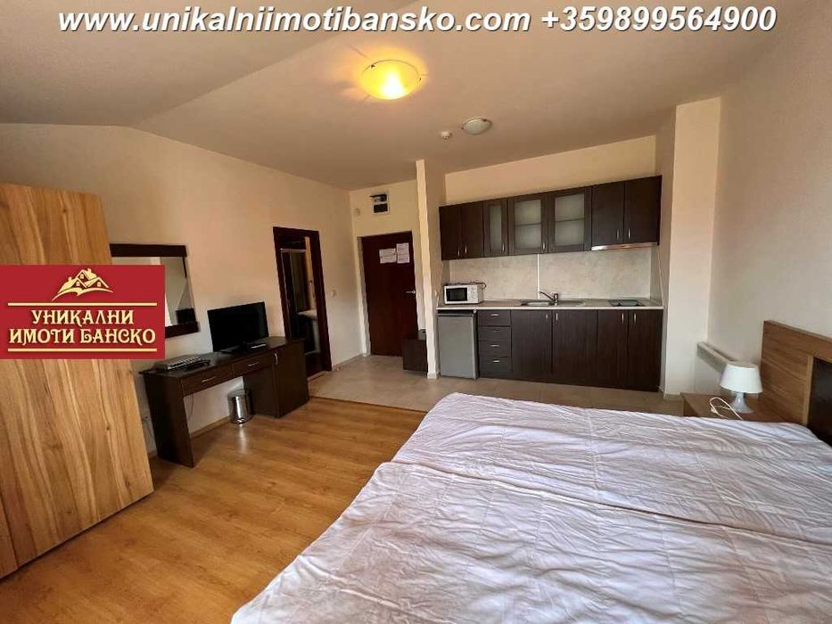 С гледка към планината! Едностаен апартамент за продажба в град Банско