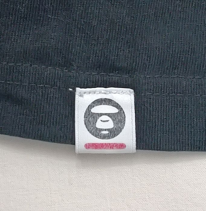 A Bathing Ape Bape Shirt оригинална тениска L памучна черна фланелка Бейп
