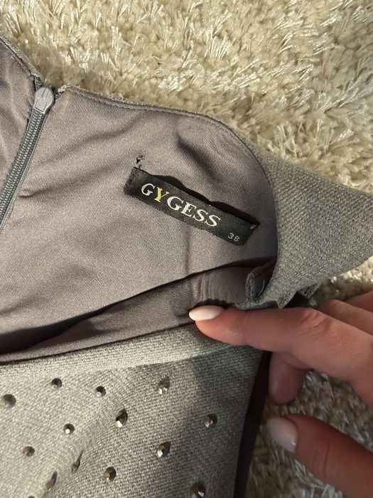 Дамска сива рокля