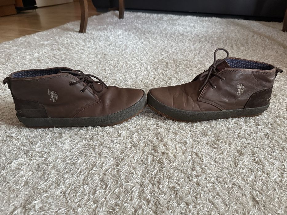 Сникърси оригинални U.S. Polo Assn от естествена кожа