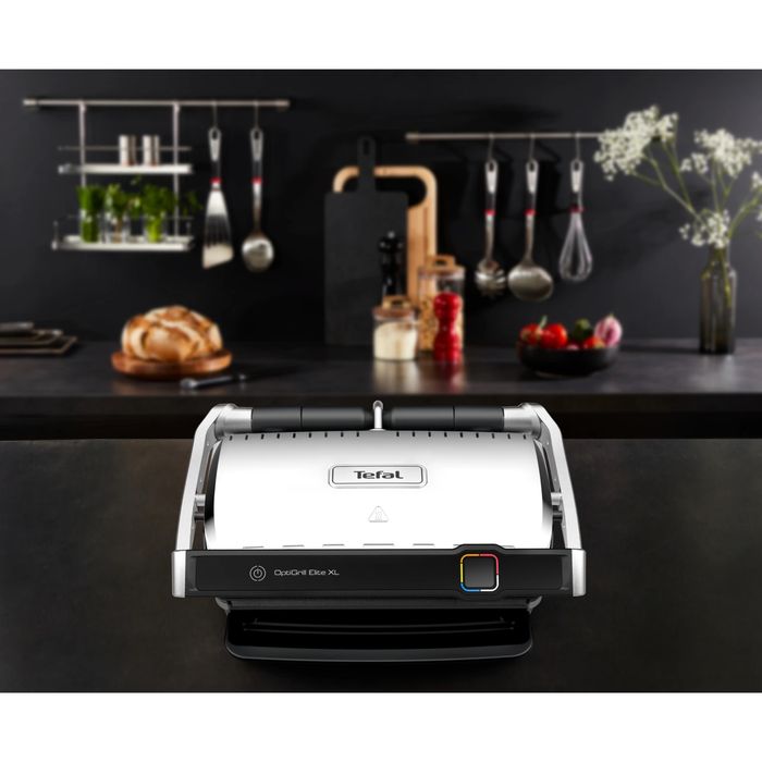 Нов Грил скара Tefal OptiGrill Elite XL (GC760D12) 2200W