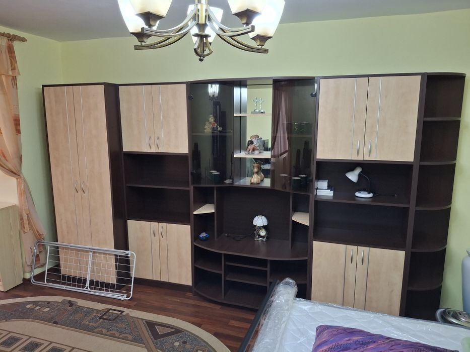 Mobila completa living/sufragerie, 5 corpuri (dulap, servanta)