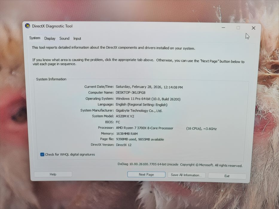 PC Gaming RX 9060xt 16GB, Ryzen 7, M2 1TB