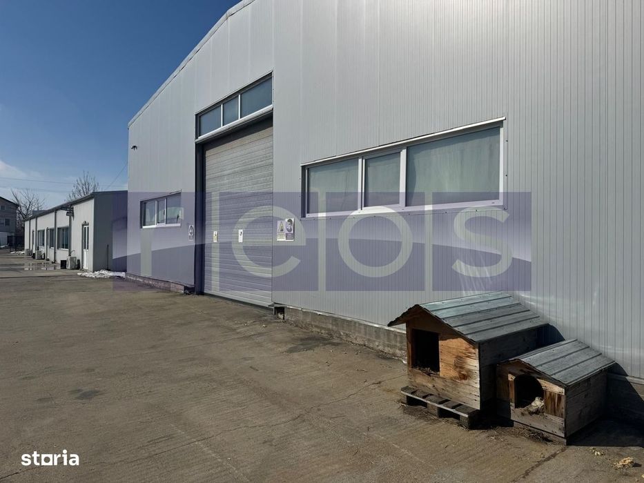 Hală industrială 374mp echipată | Pod rulant + utilaje | Crevedia