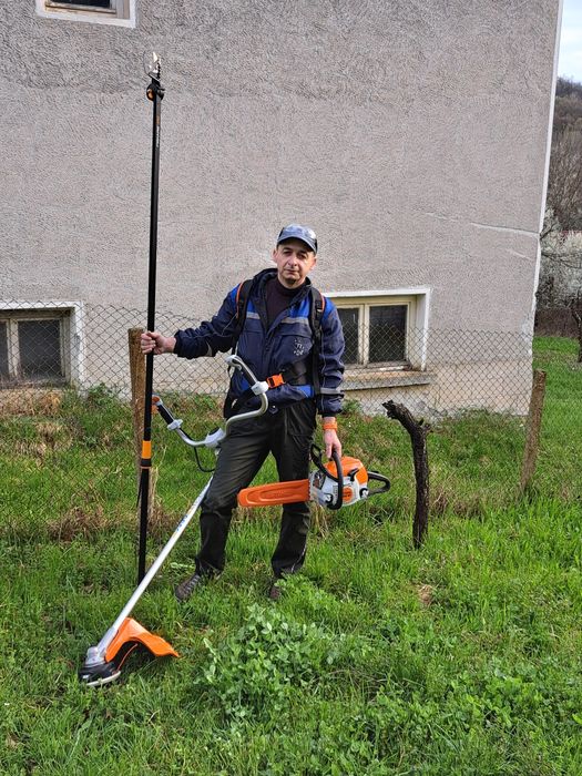 Професионално почистване на дворове и градини в Габрово и района - STIHL