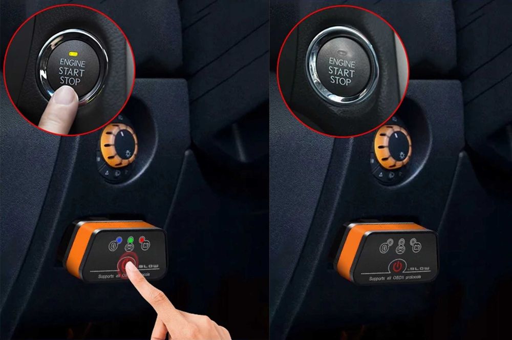 OBD2 ELM327 Bluetooth Диагностика за Кола, Android iPhone, Трие Check Engine