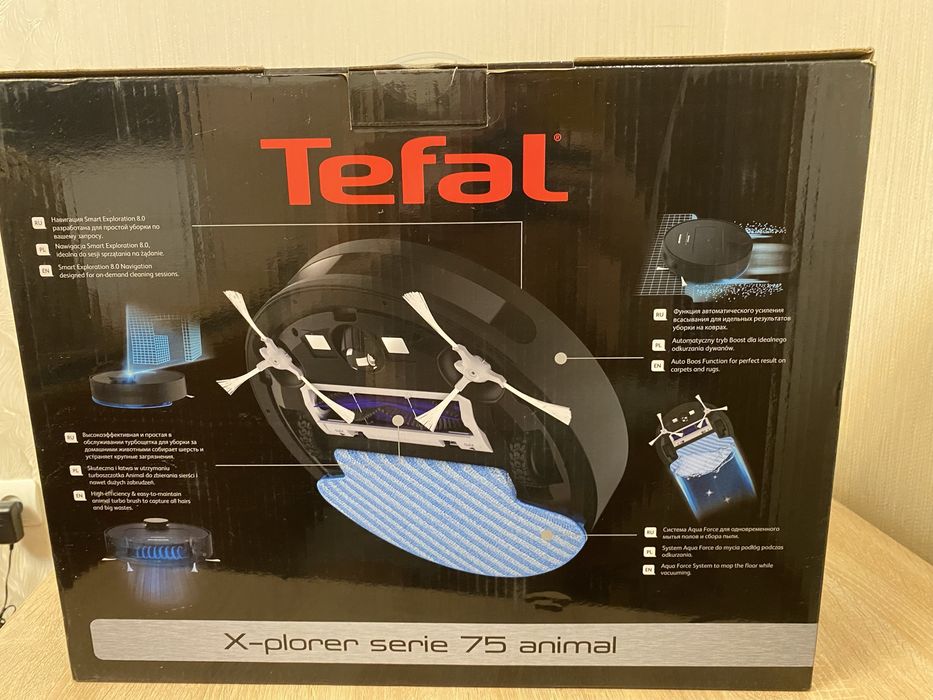 Робот-пылесос Tefal Explorer Serie 75 RG7675WH Black