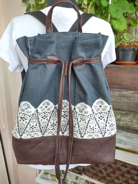 Чанти и раници от дънков плат