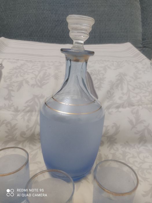 Графин и рюмки СССР стекло