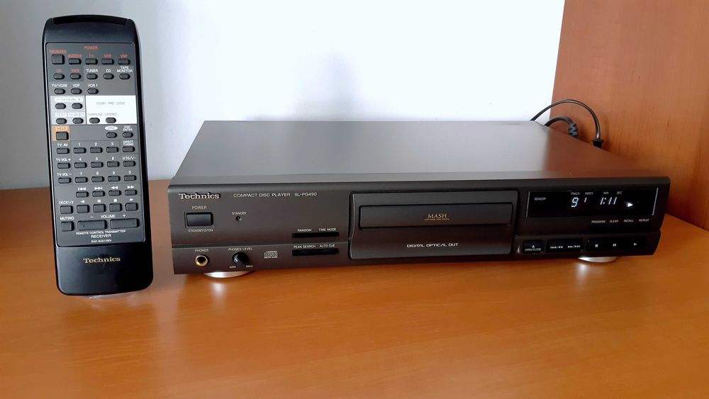 Technics line, deck RS TR 373 M2, receiver SA-EX300 cu telecomanda, cd player SL-PG490