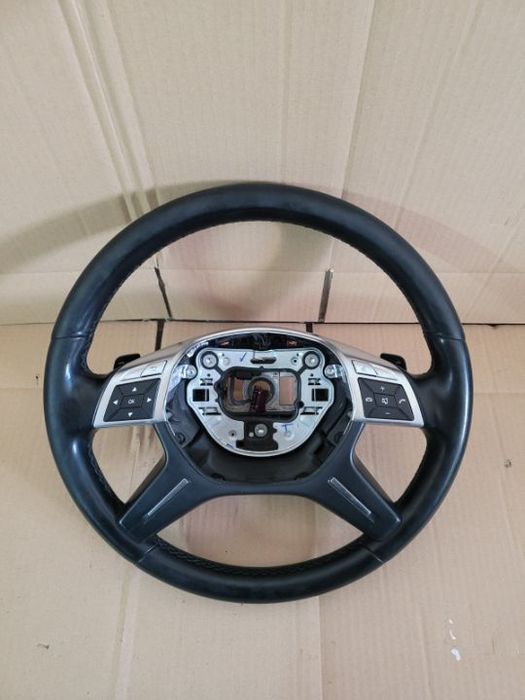 Volan Din Piele Cu Comenzi Si Padele Mercedes ML GLE W166 An 2011-2019 Cod A