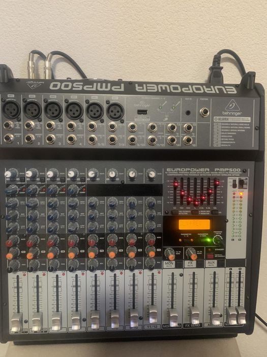 Behringer Europower PMP500 – Пауър миксер с вграден усилвател