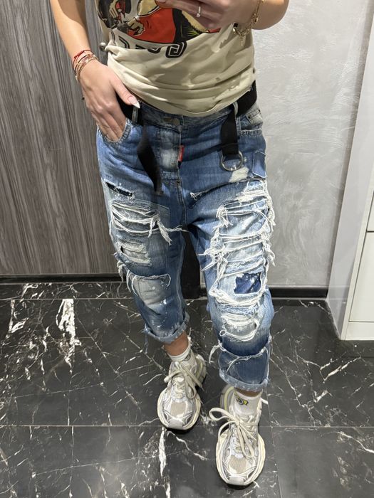 Дамски дънки с размер