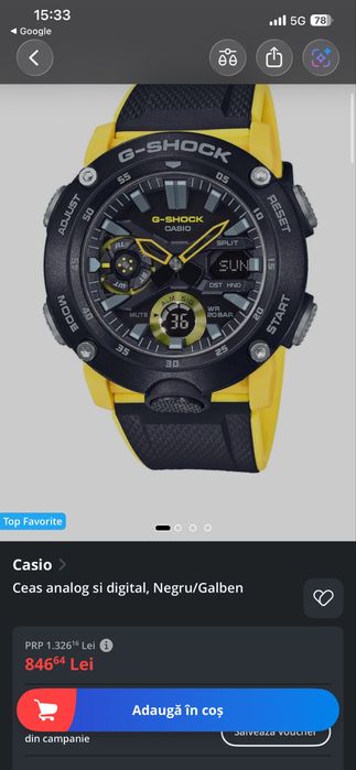 Ceas Casio G-Shock Carbon Core