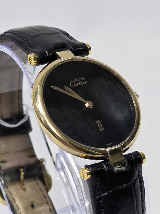 Ceas Cartier Vendome suflat Aur 14K