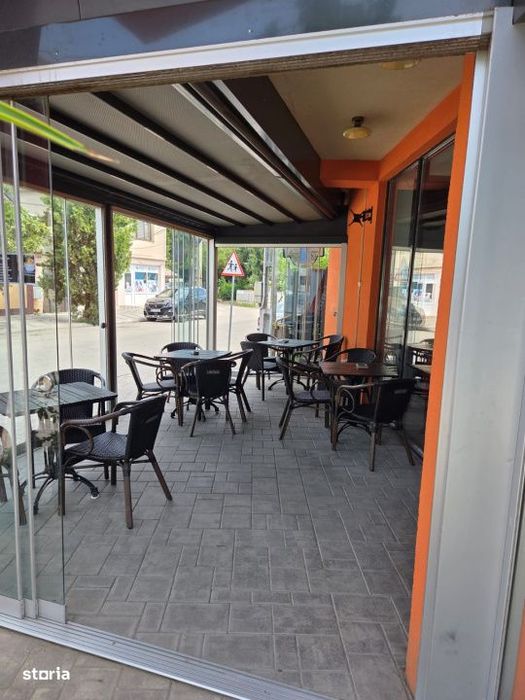 Afacere la cheie cafenea 80 mp, terasa 60 mp, zona Bals