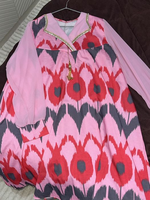 Адрас куйлак,  келинча куйлак , платье в адрас .