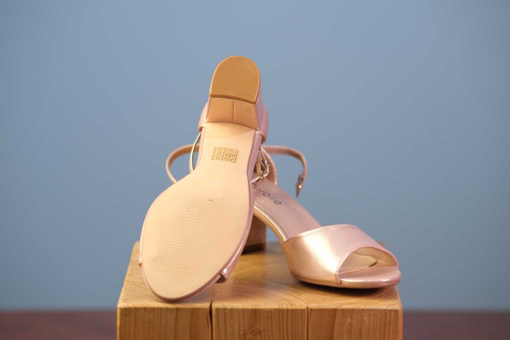 Pantofi Gold Rose de seara/gala/evenimente Toc 5cm